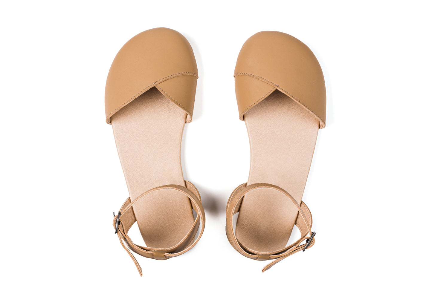 Ahinsa Ballerina Sandals - Beige