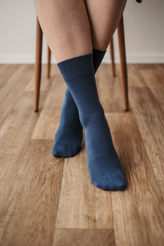 Be Lenka Barefoot Socks - Crew – Blue