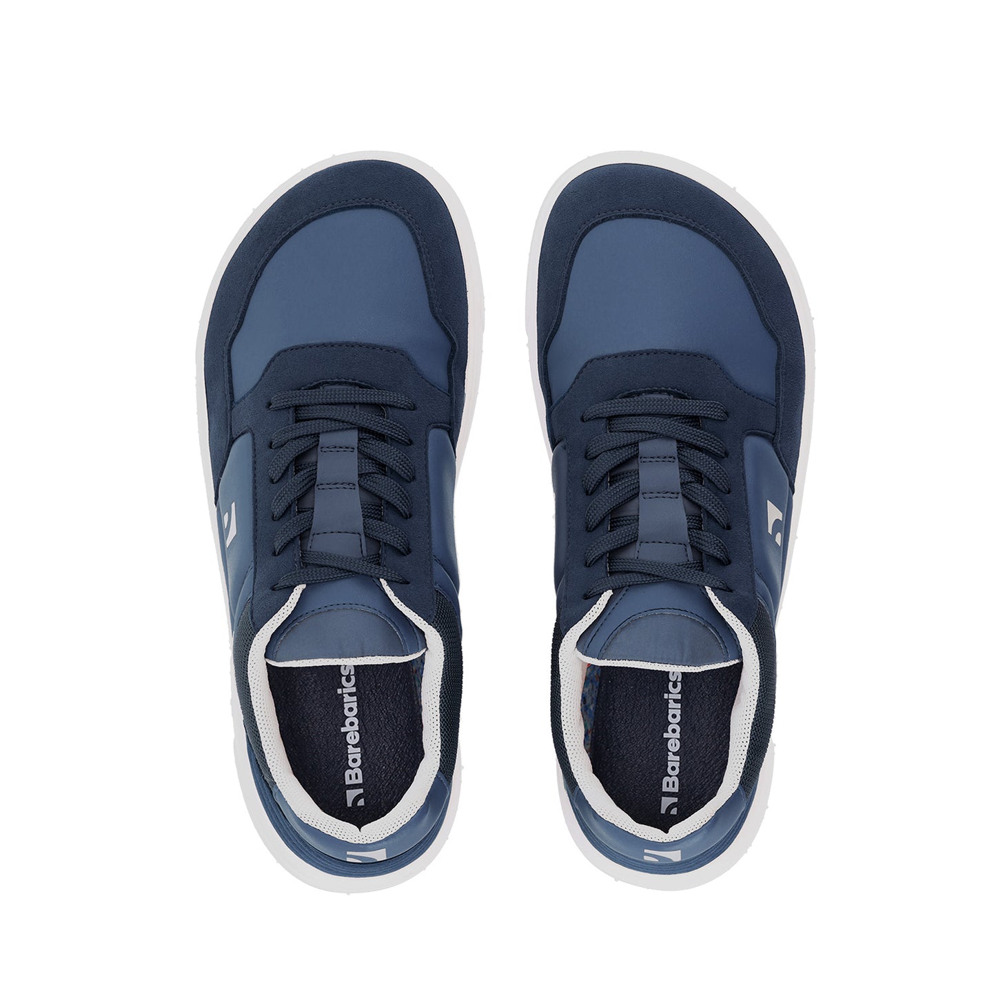 Barebarics Axiom Barefoot Sneakers - Dark Blue & White