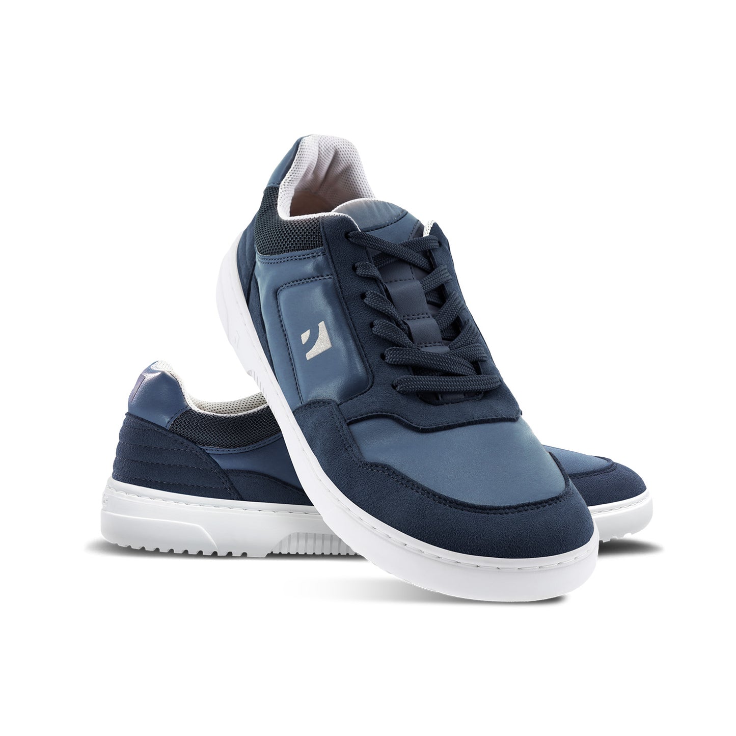 Barebarics Axiom Barefoot Sneakers - Dark Blue & White