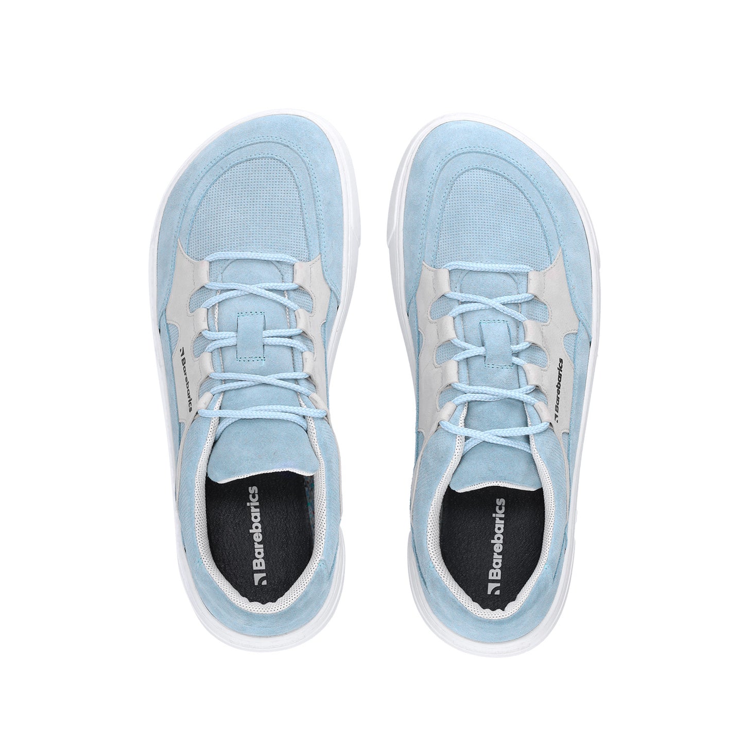 Barebarics Evo Barefoot Sneakers - Light Blue & White