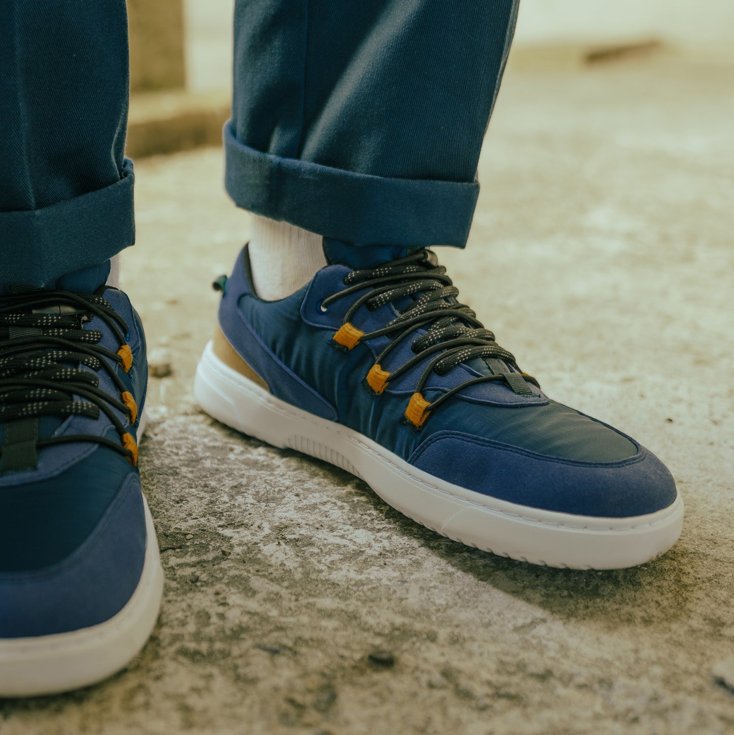 Barebarics Revive Barefoot Sneakers - Blue & White