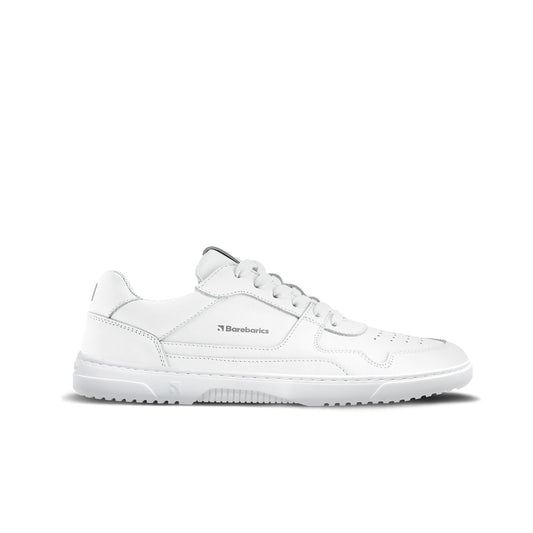 Barebarics Zing Barefoot Sneakers - All White (Leather)