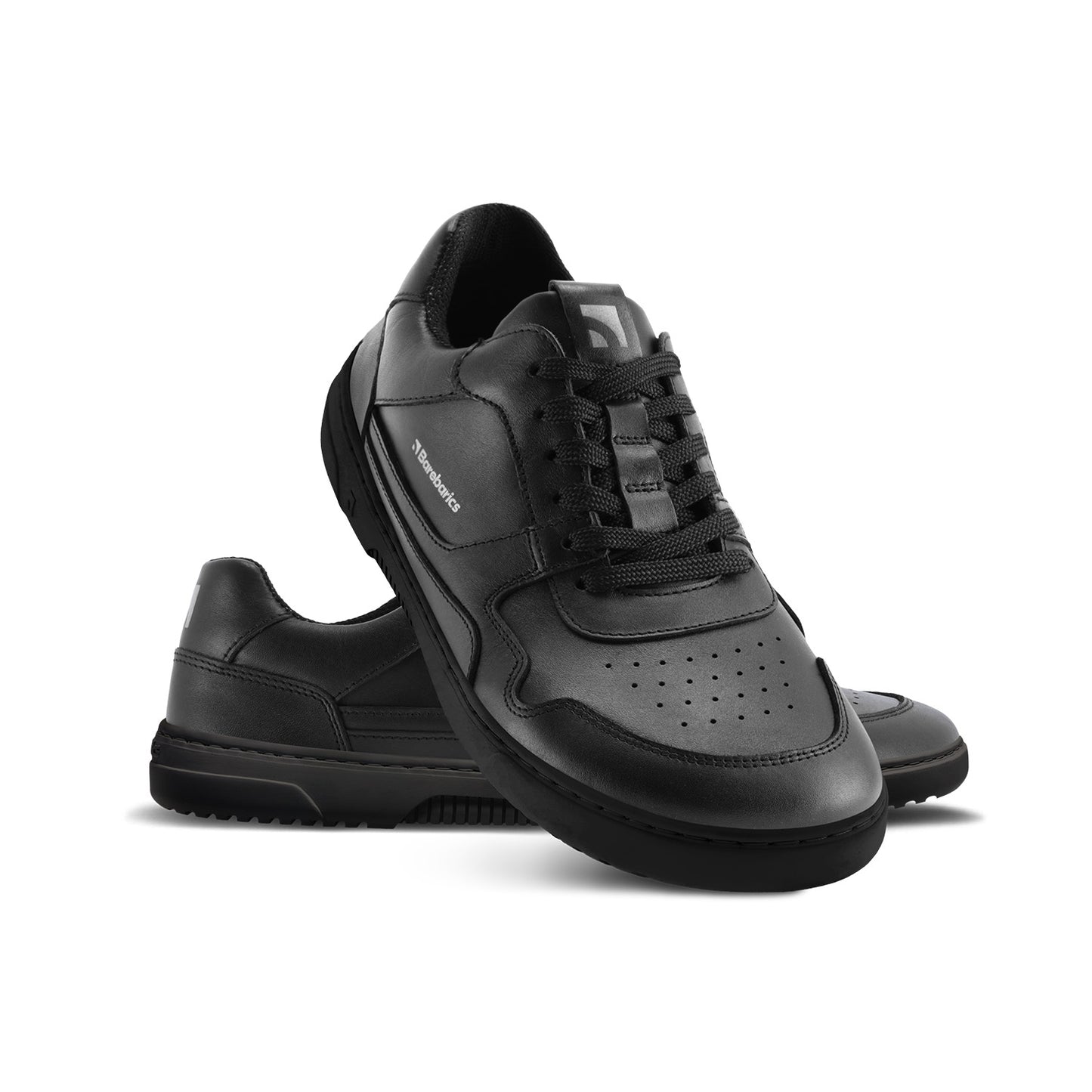 Barebarics Zing Barefoot Sneakers - Black (Leather)