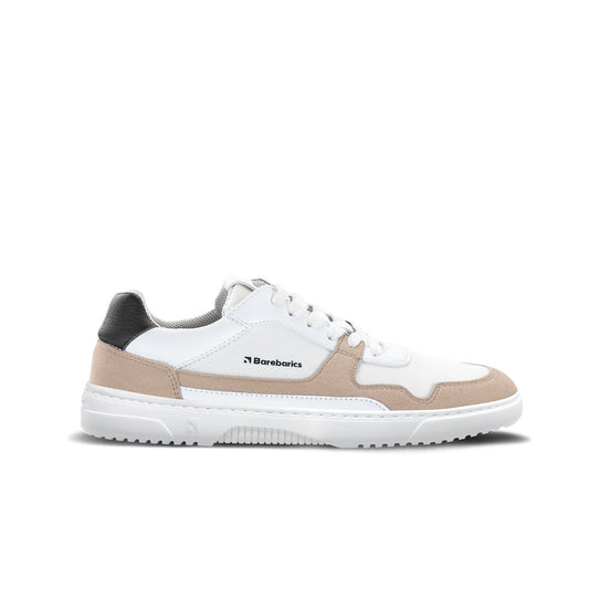 Barebarics Zing Barefoot Sneakers - White & Beige