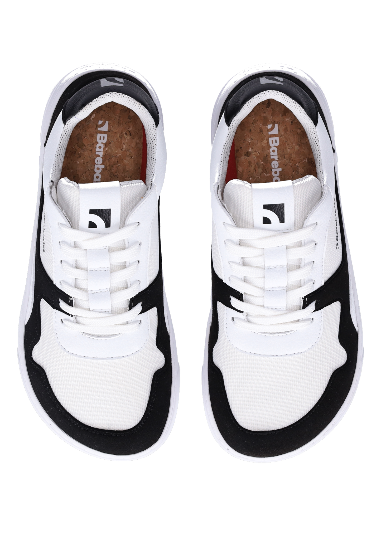 Barebarics Zing Barefoot Sneakers - White & Black