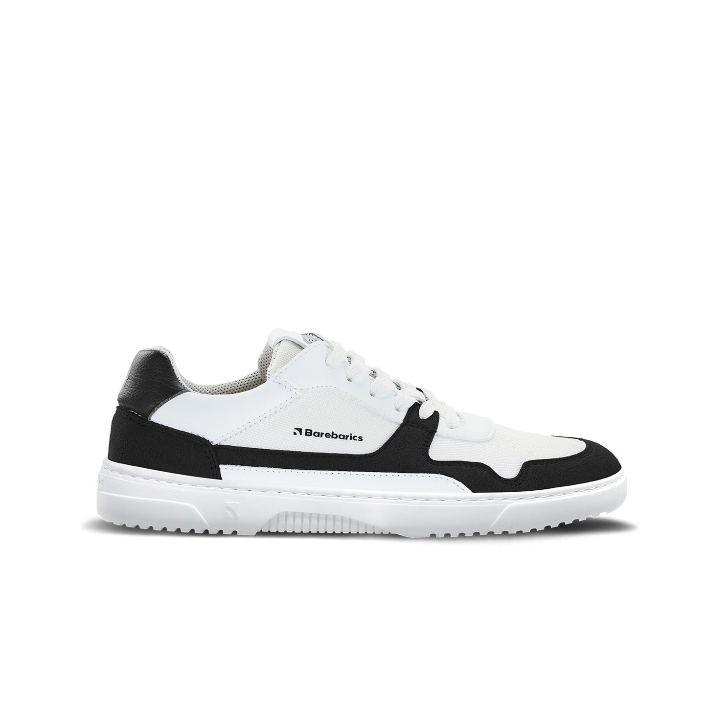 Barebarics Zing Barefoot Sneakers - White & Black
