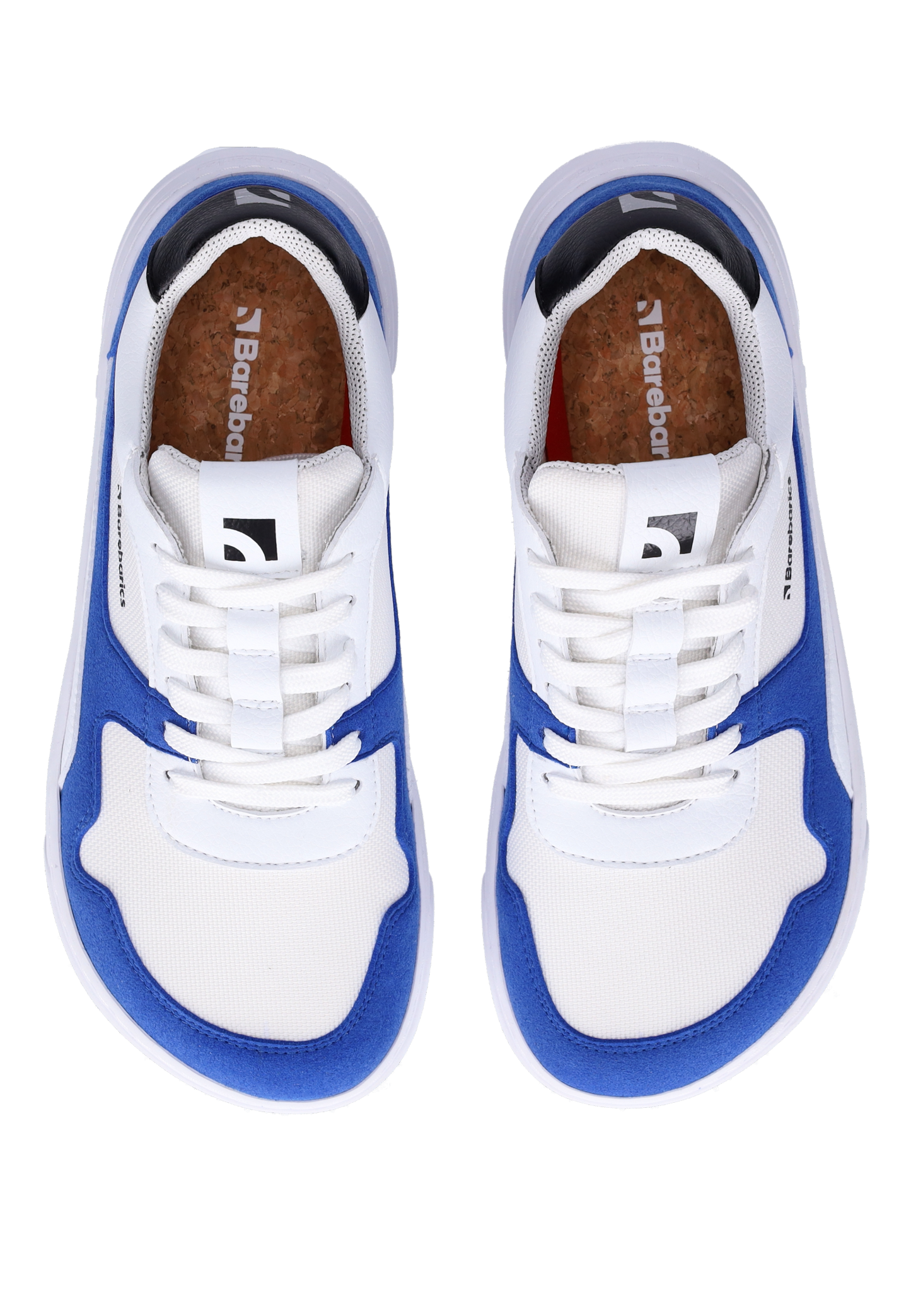 Barebarics Zing Barefoot Sneakers - White & Blue