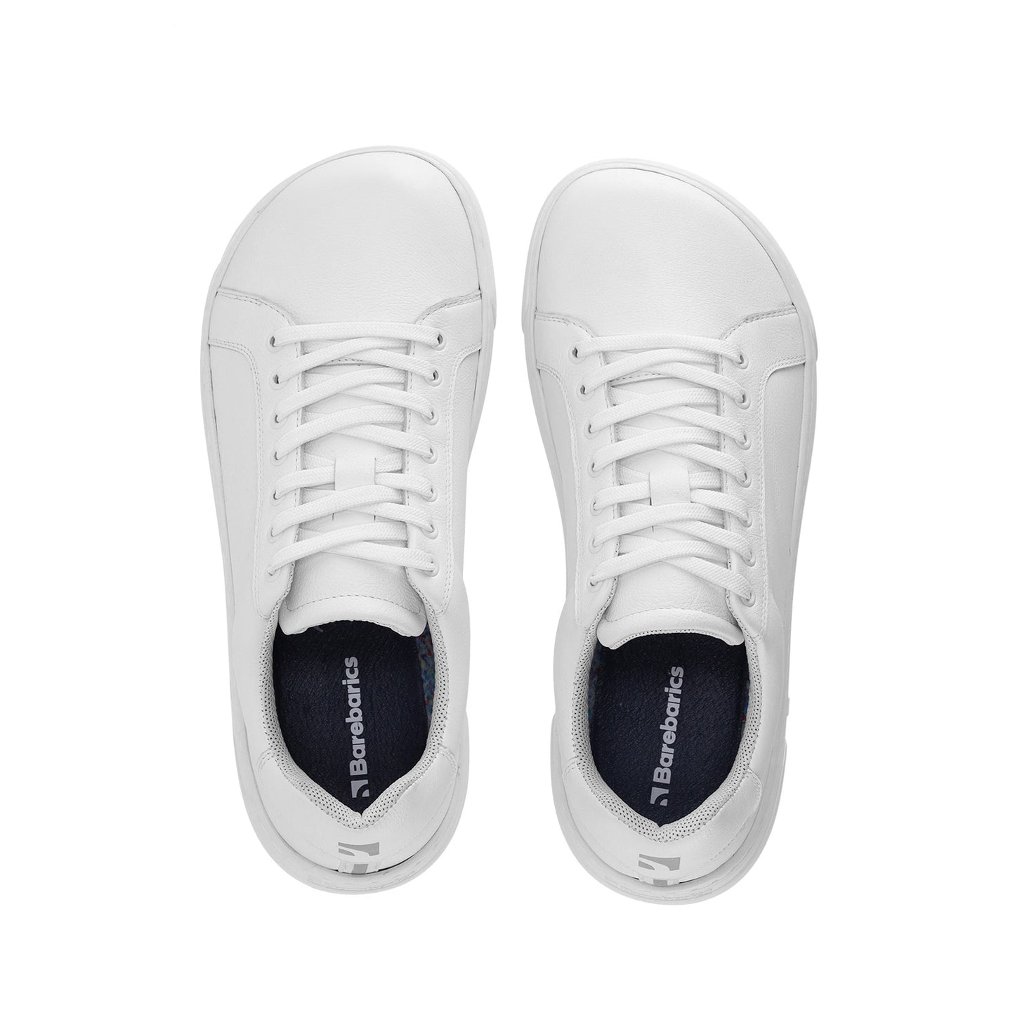 Barebarics Zoom Barefoot Sneakers - All White (Leather)