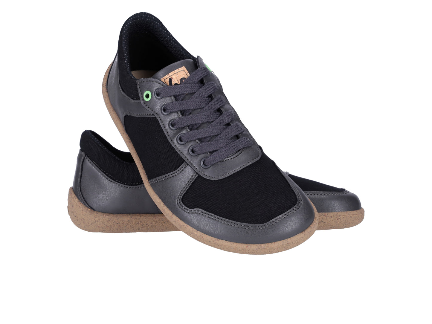 Be Lenka Champ 2.0 Barefoot Sneakers (Vegan) - Dark Grey & Black