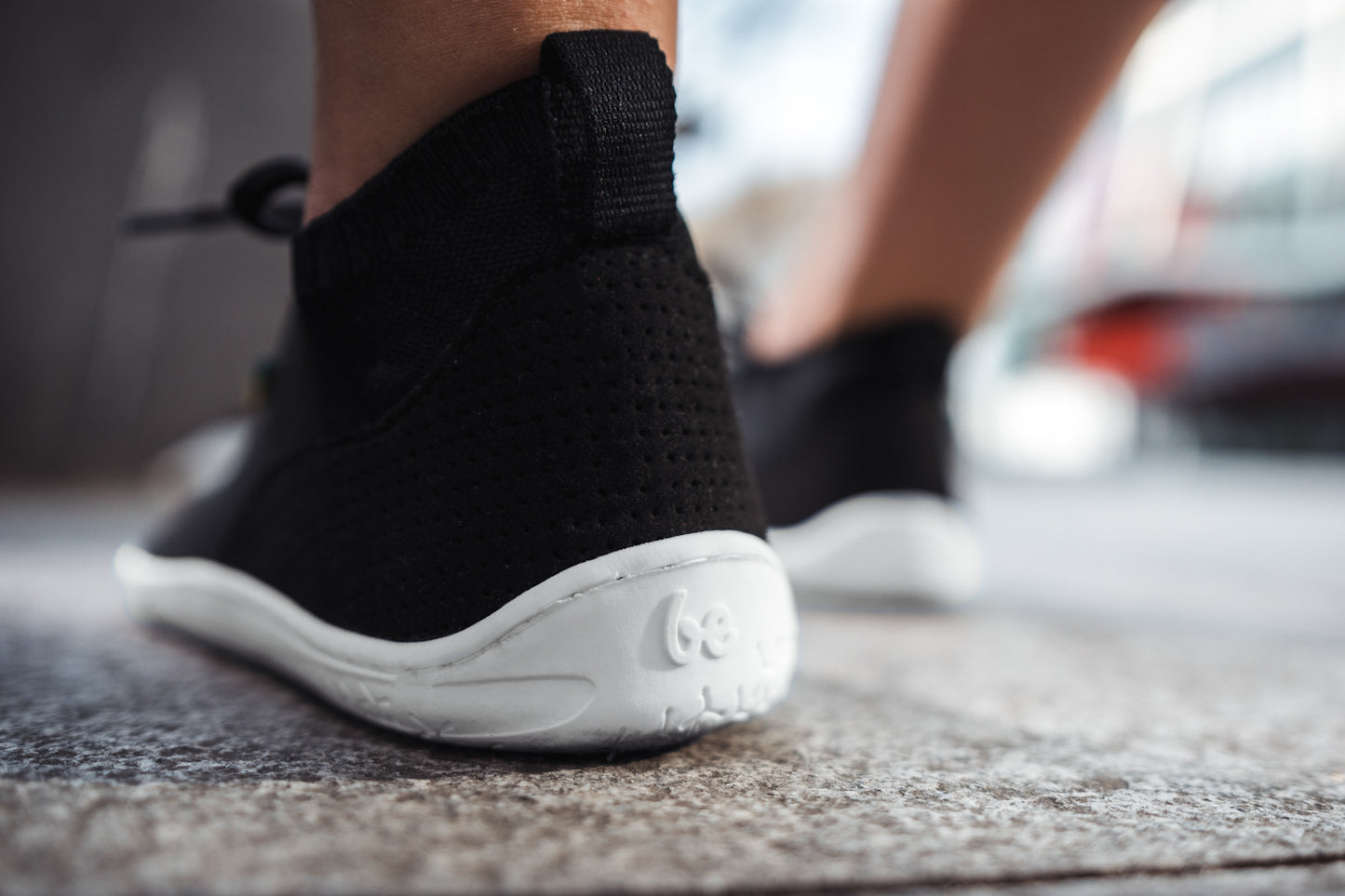 Be Lenka Stride Barefoot Sneakers - Black & White