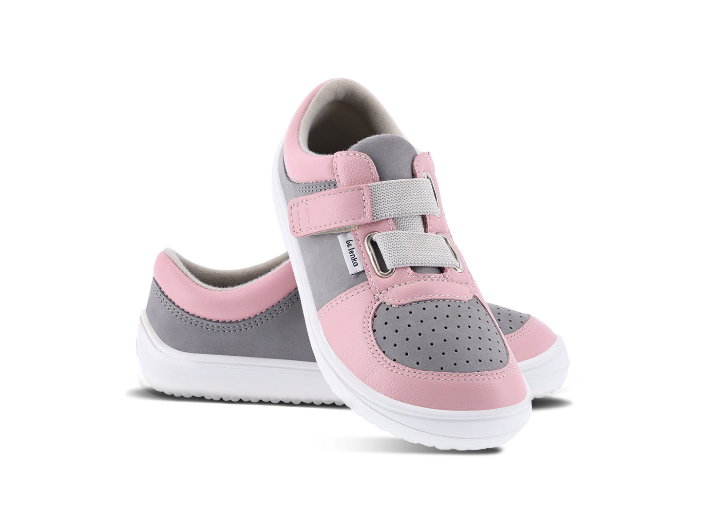 Be Lenka Fluid Barefoot Sneakers - Pink & Grey