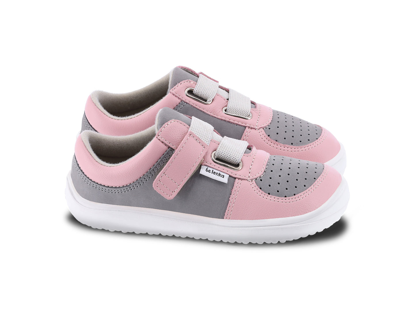 Be Lenka Fluid Barefoot Sneakers - Pink & Grey